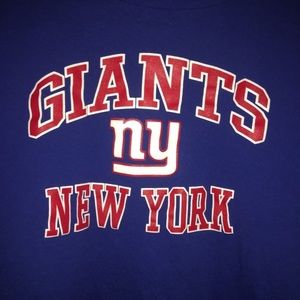 NY New York Giants Mens Blue T-shirt NFL team Appa